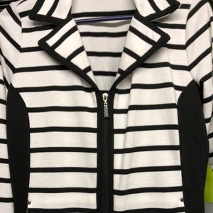 Black & White Striped Jacket